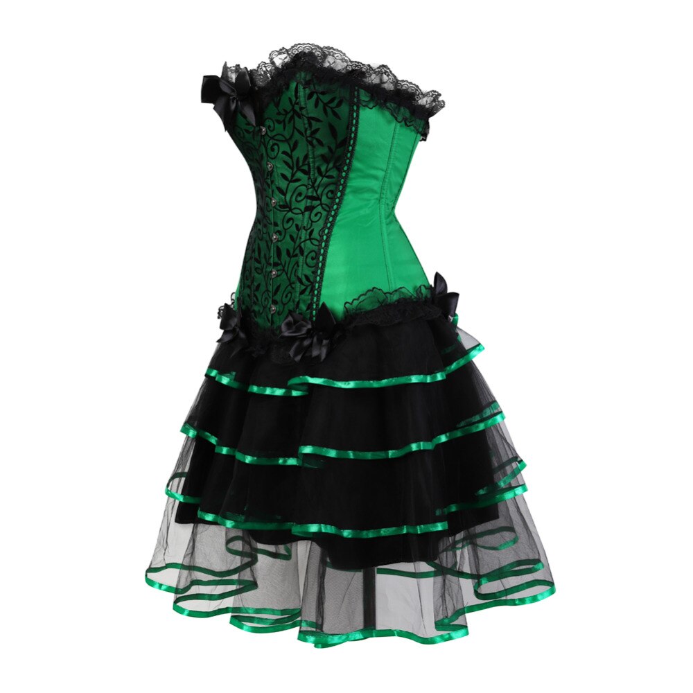 Robe Corset Drag Houston (Vert)