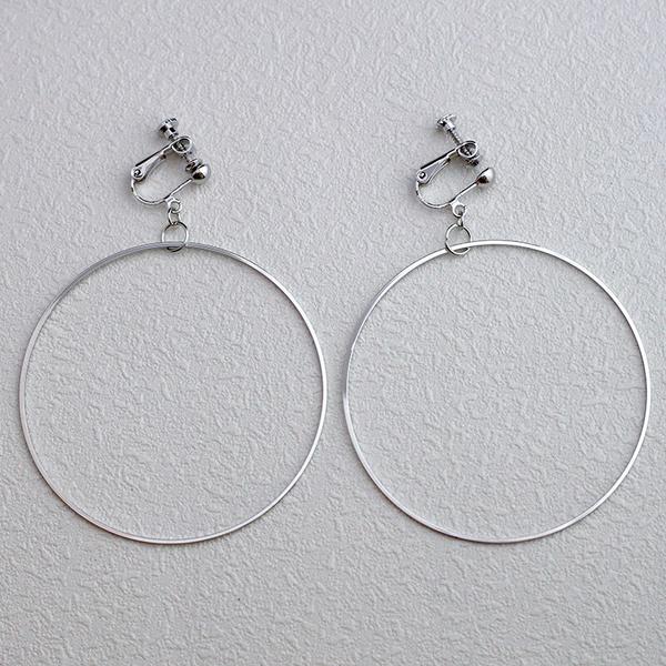 Boucles D'Oreilles Clip Drag Hoola (2 Couleurs)