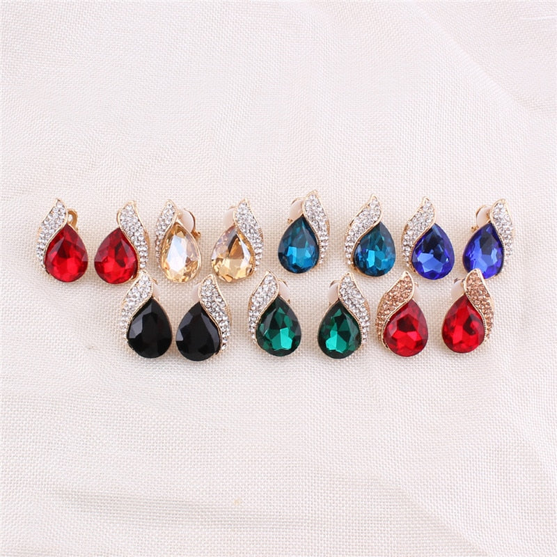 Boucles D'Oreilles Clip Drag Cedra (9 Couleurs)