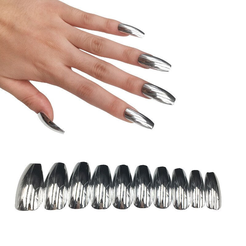 Faux Ongles Drag Titanium (24 Unités)