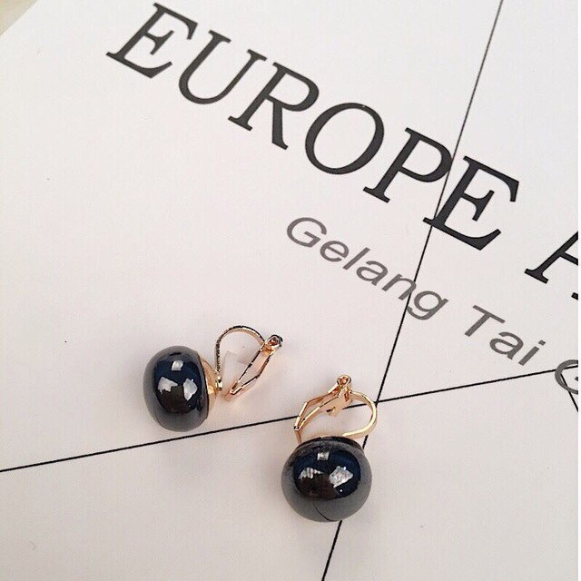 Boucles D'Oreilles Clip Drag Pearl (6 Couleurs)