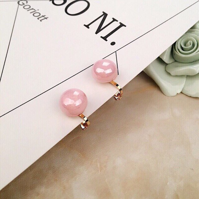 Boucles D'Oreilles Clip Drag Pearl (6 Couleurs)