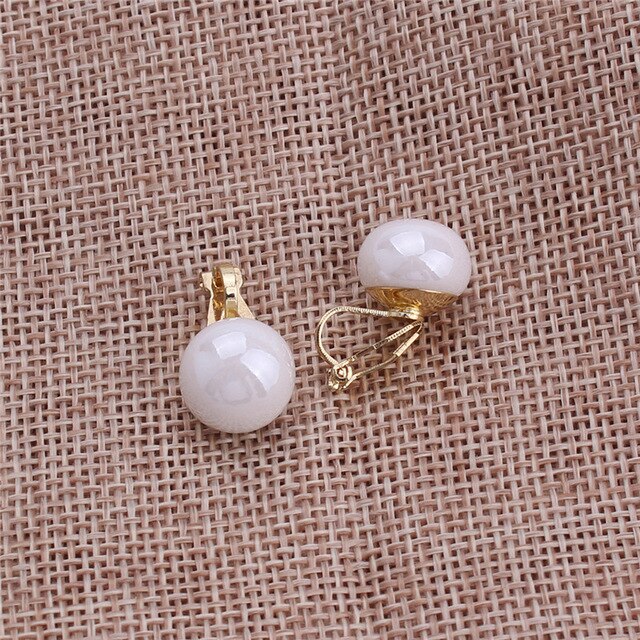 Boucles D'Oreilles Clip Drag Pearl (6 Couleurs)