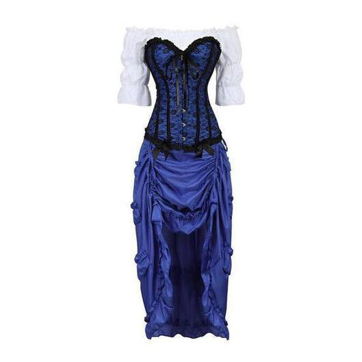 Robe Corset Drag Courtesan (2 Couleurs)
