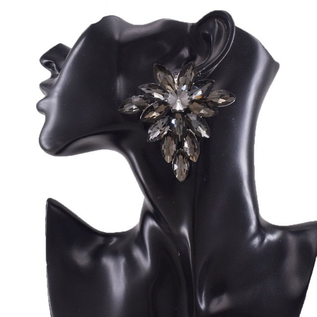 Boucles D'Oreilles Clip Queen Crauch (12 Couleurs)