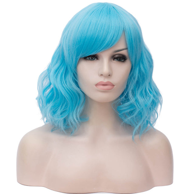 Perruque Queen Gloria (Bleu ciel)