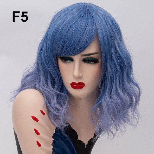 Perruque Queen Mulan (Bleu clair)