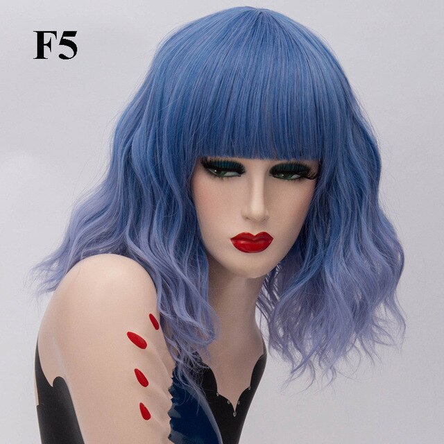 Perruque Queen Kumara (Bleu clair)