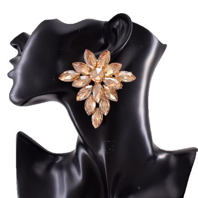 Boucles D'Oreilles Clip Queen Crauch (12 Couleurs)