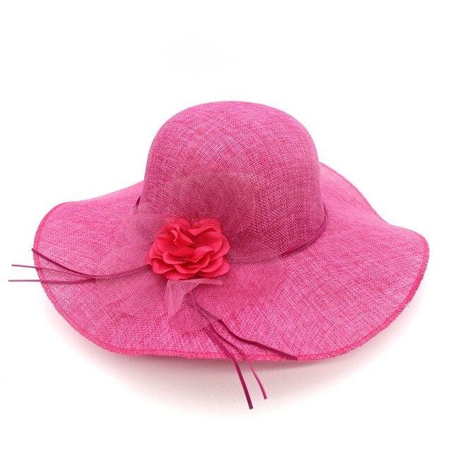 Chapeau Drag Linen (Fuchsia)