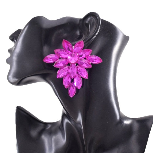 Boucles D'Oreilles Clip Queen Crauch (12 Couleurs)