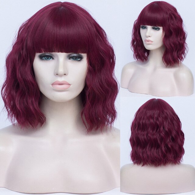 Perruque Queen Cleo (Fuchsia foncé)