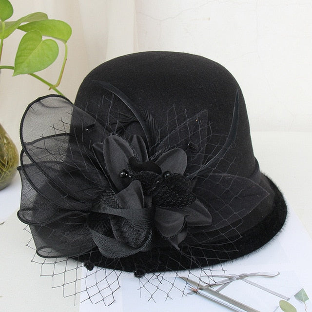 Chapeau Queen Orchya (Noir)