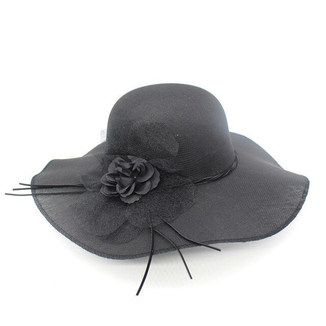 Chapeau Drag Linen (Noir)