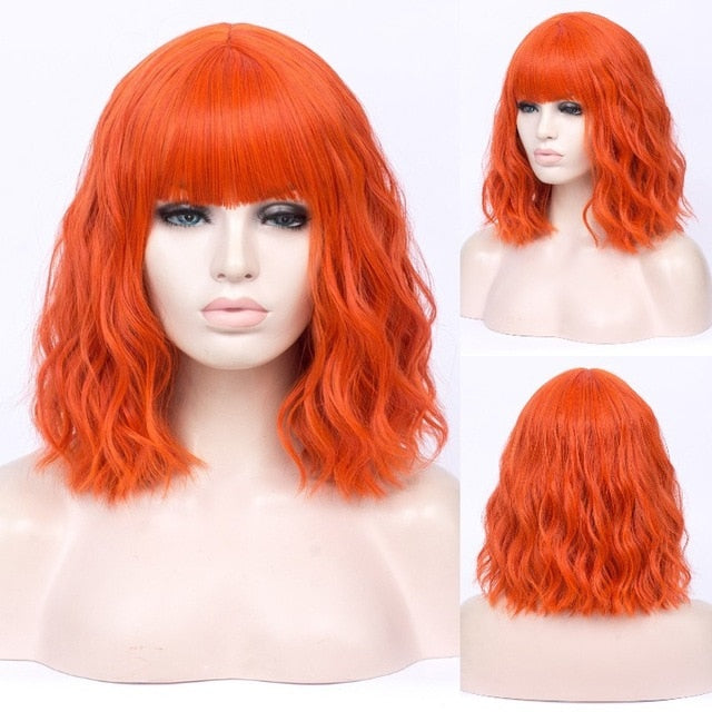 Perruque Queen Cleo (Orange)