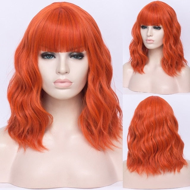 Perruque Queen Cleo (Orange foncé)