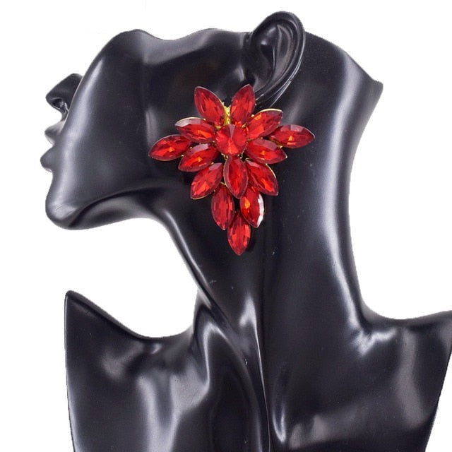 Boucles D'Oreilles Clip Queen Crauch (12 Couleurs)