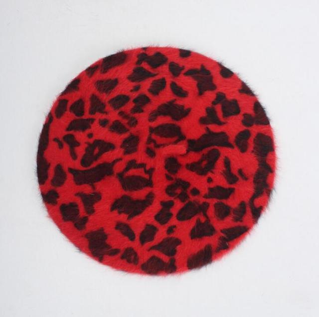 Béret Queen Leopard (Rouge)