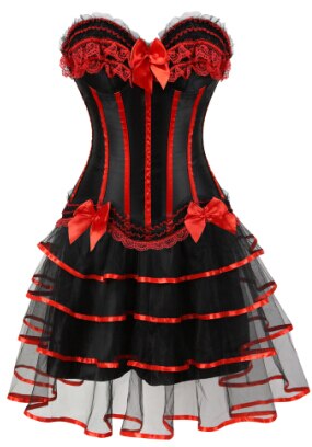 Robe Corset Drag Martina (Rouge)