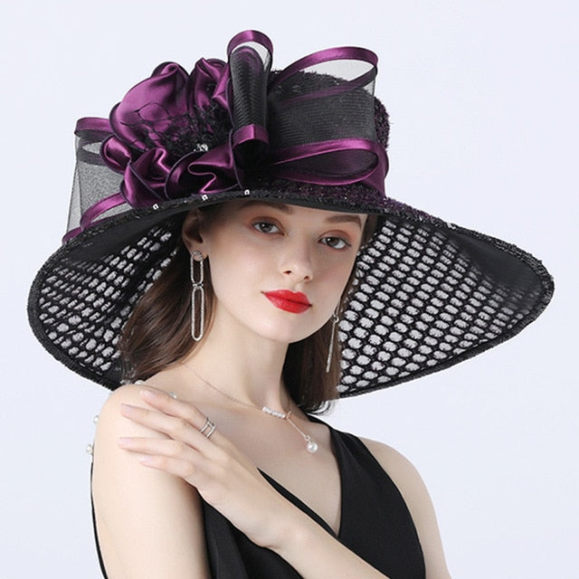 Chapeau Queen Benhamina (Violet)