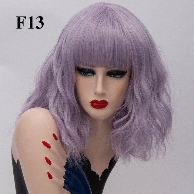 Perruque Queen Kumara (Violet clair)