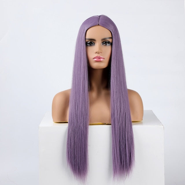 Perruque Queen Wiebke (Violet clair)