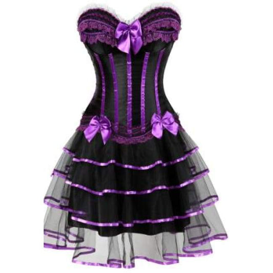 Robe Corset Drag Martina (Violet)