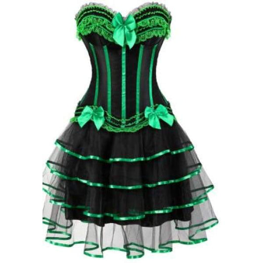 Robe Corset Drag Martina (Vert)