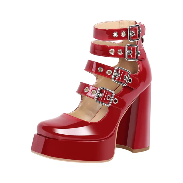 Sandales Queen Katwork (Rouge)