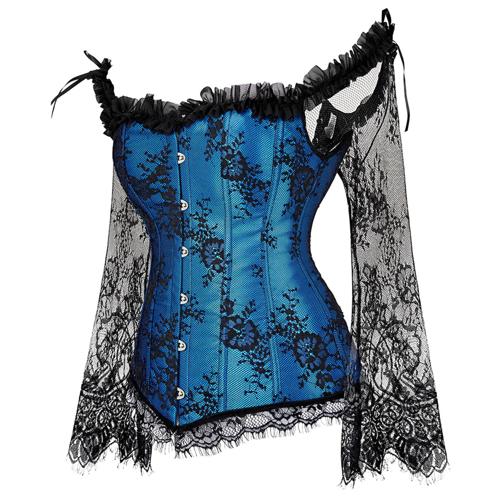 Corset Drag Forest (Bleu)