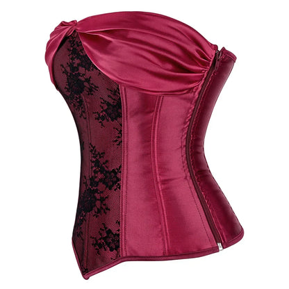 Corset Queen Romina (Vin rouge)