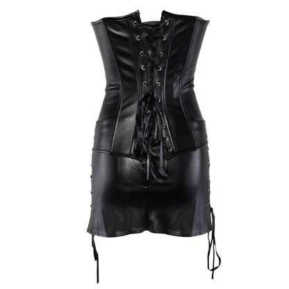 Robe Corset Drag Xena (Noir)