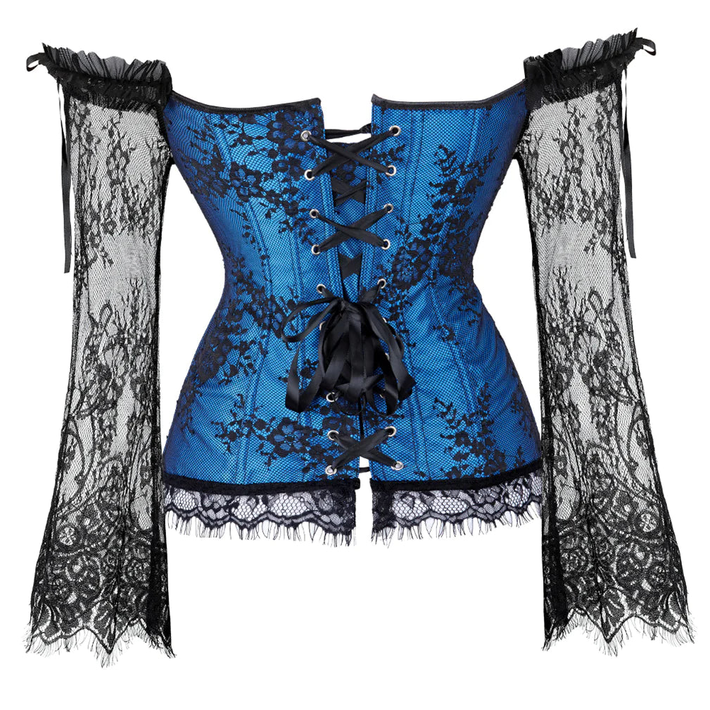 Corset Drag Forest (Bleu)