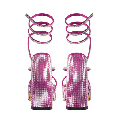 Sandales Queen Yilli (Fuchsia)