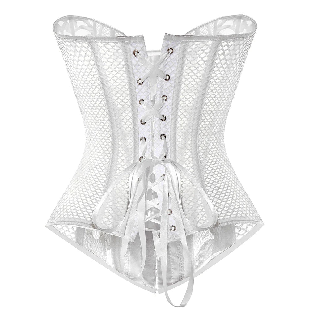 Corset Drag Minj (Blanc)