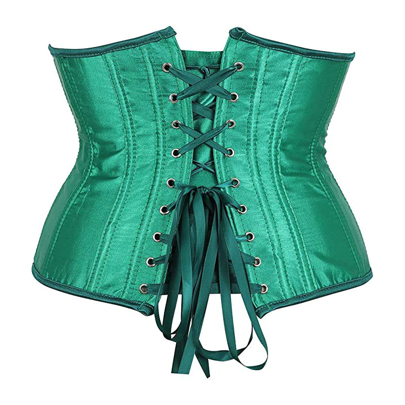 Corset Drag Satin (Vert)