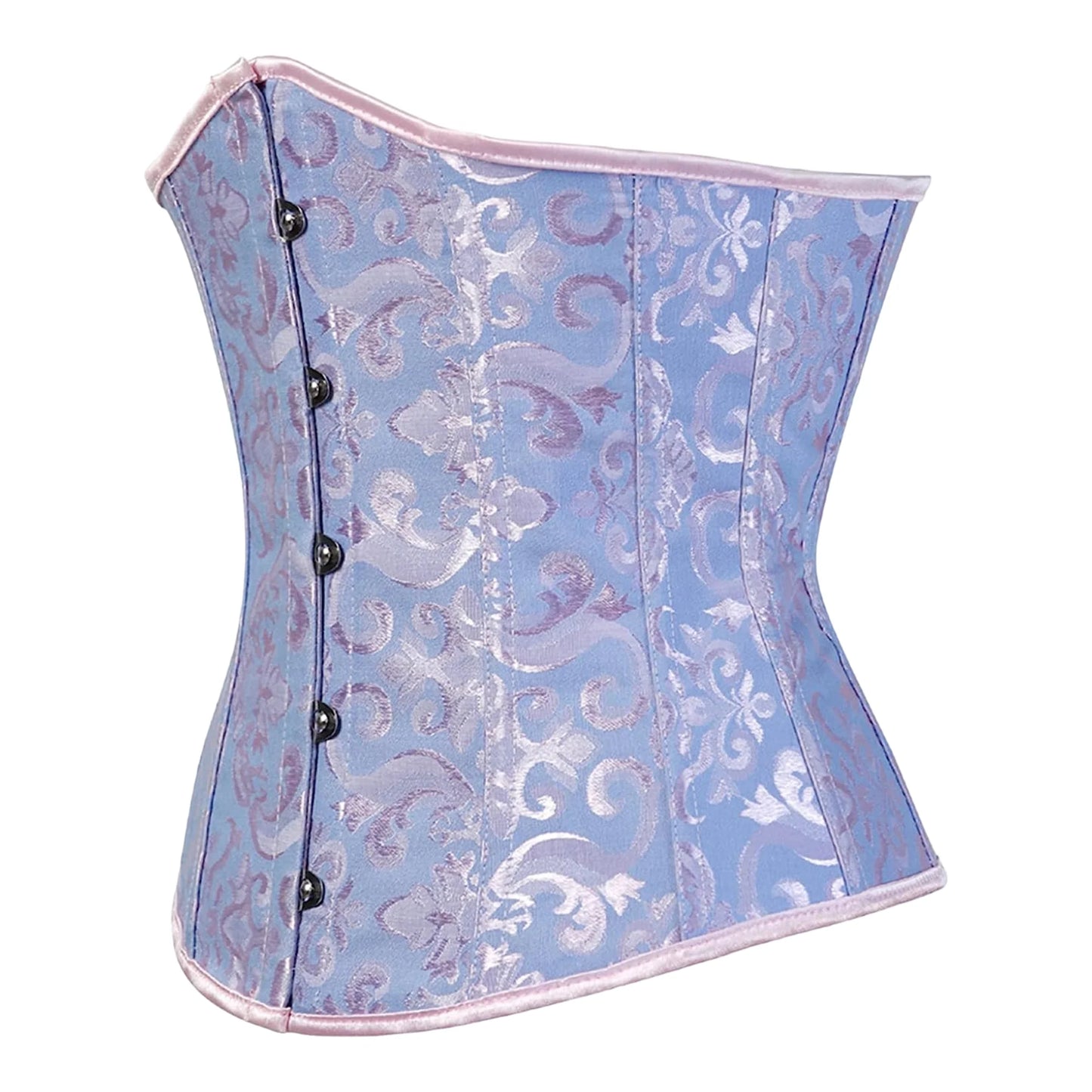 Corset Queen Spring (Bleu et rose)