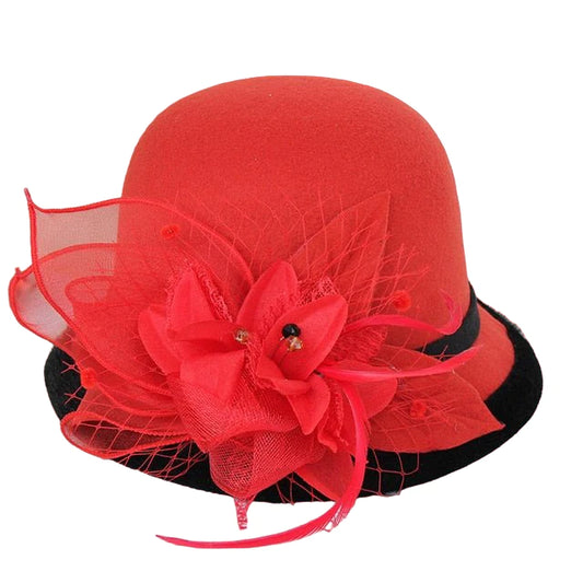 Chapeau Queen Orchya (Rouge)