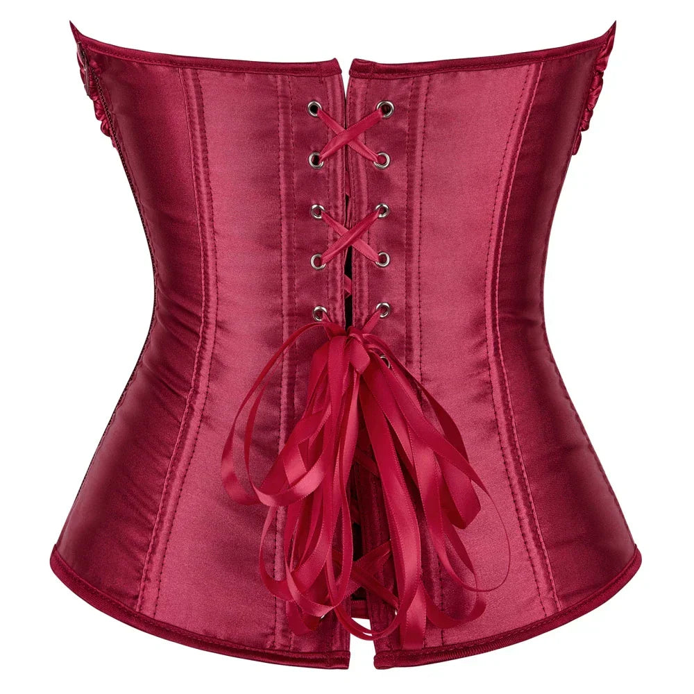 Corset Queen Romina (Vin rouge)