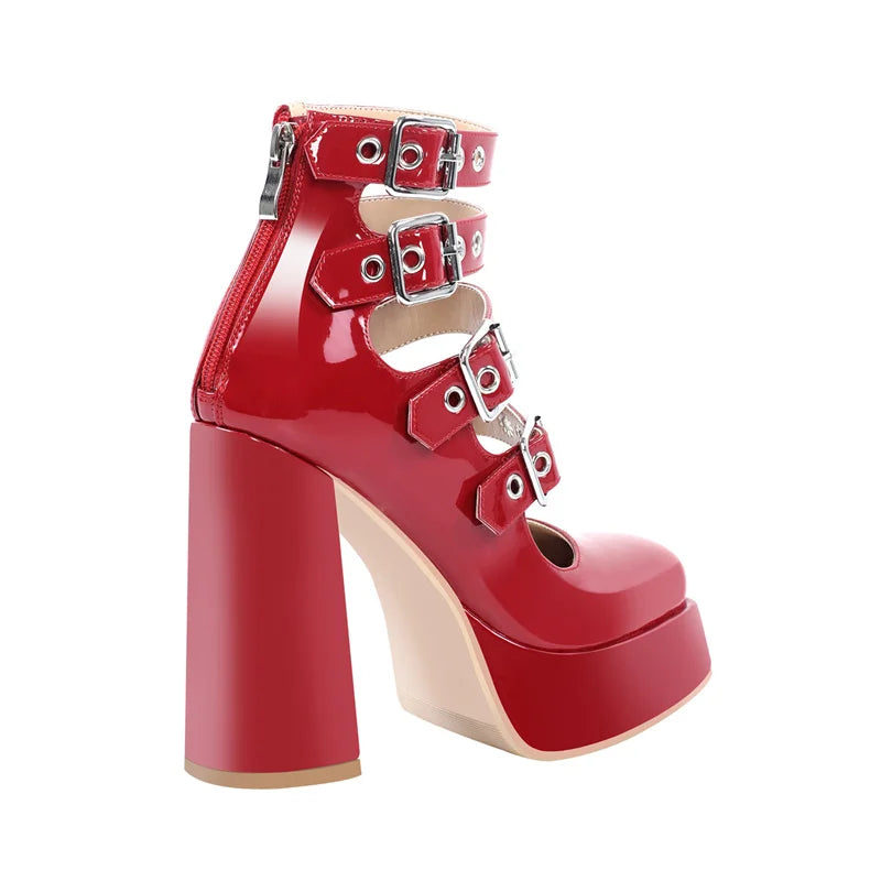 Sandales Queen Katwork (Rouge)