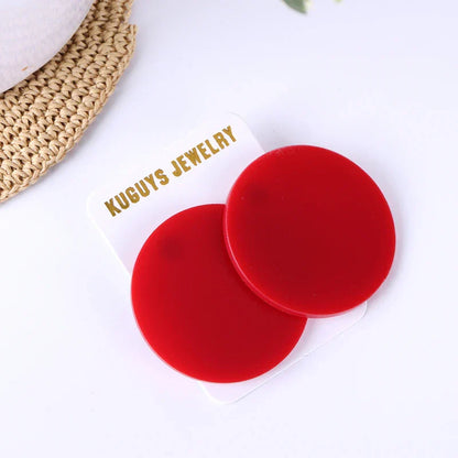Boucles d'oreilles Queen Plate