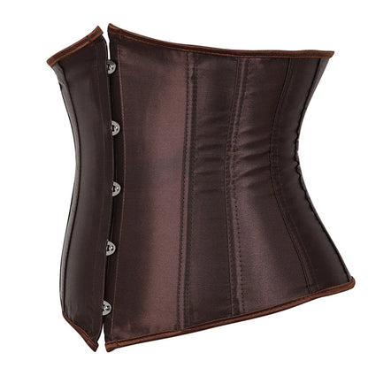 Corset Drag Satin (Marron)