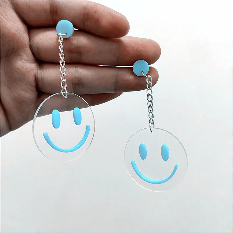 Boucles d'oreilles Queen Smiley