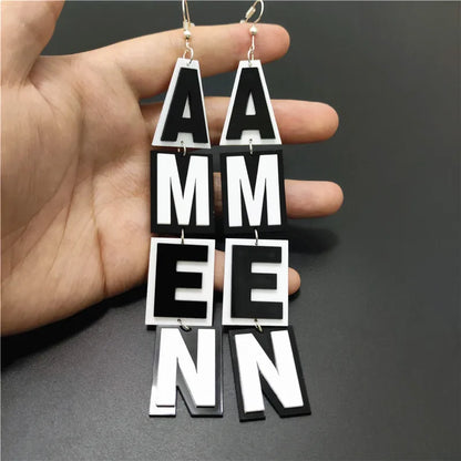 Boucles d'oreilles Queen Amen