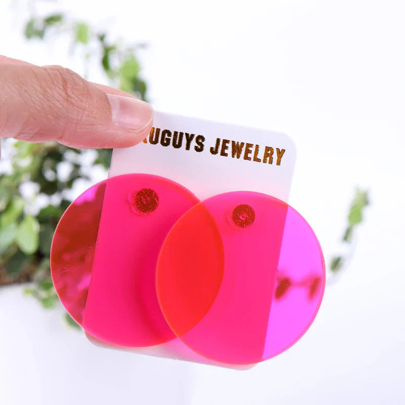 Boucles d'oreilles Queen Plate