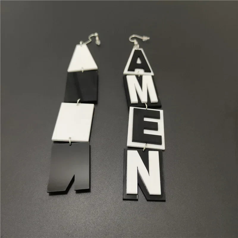 Boucles d'oreilles Queen Amen