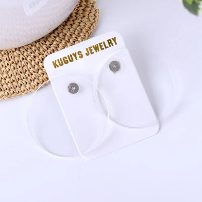 Boucles d'oreilles Queen Plate