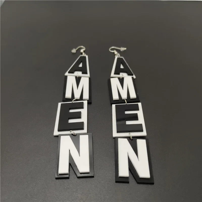 Boucles d'oreilles Queen Amen