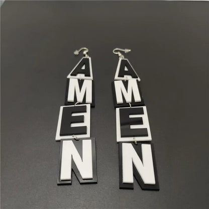 Boucles d'oreilles Queen Amen