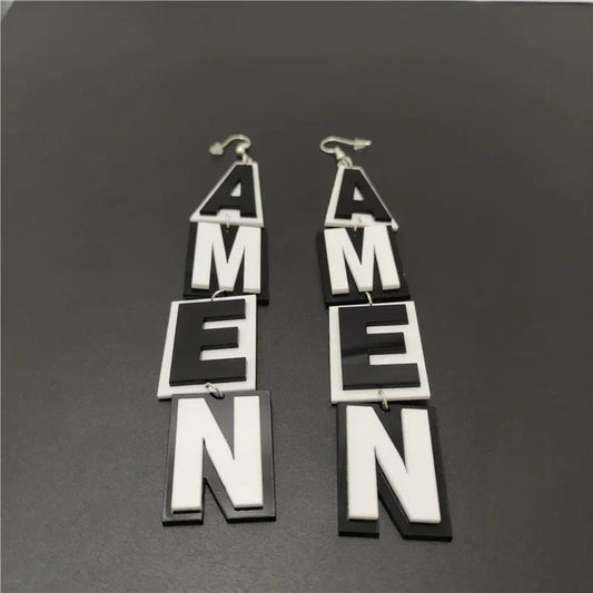 Boucles d'oreilles Queen Amen